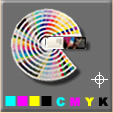 Pantone Color Guide and CMYK register mark